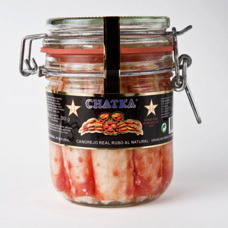 Chatka King Crab Meat in Brine 100% Legs