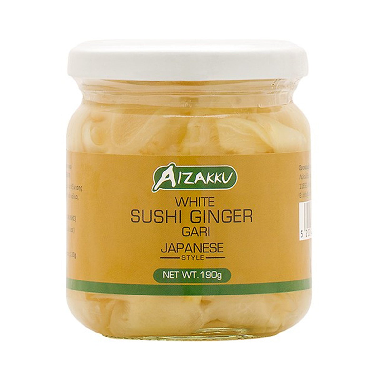 Sushi Ginger / Pickled Ginger White 190gr
