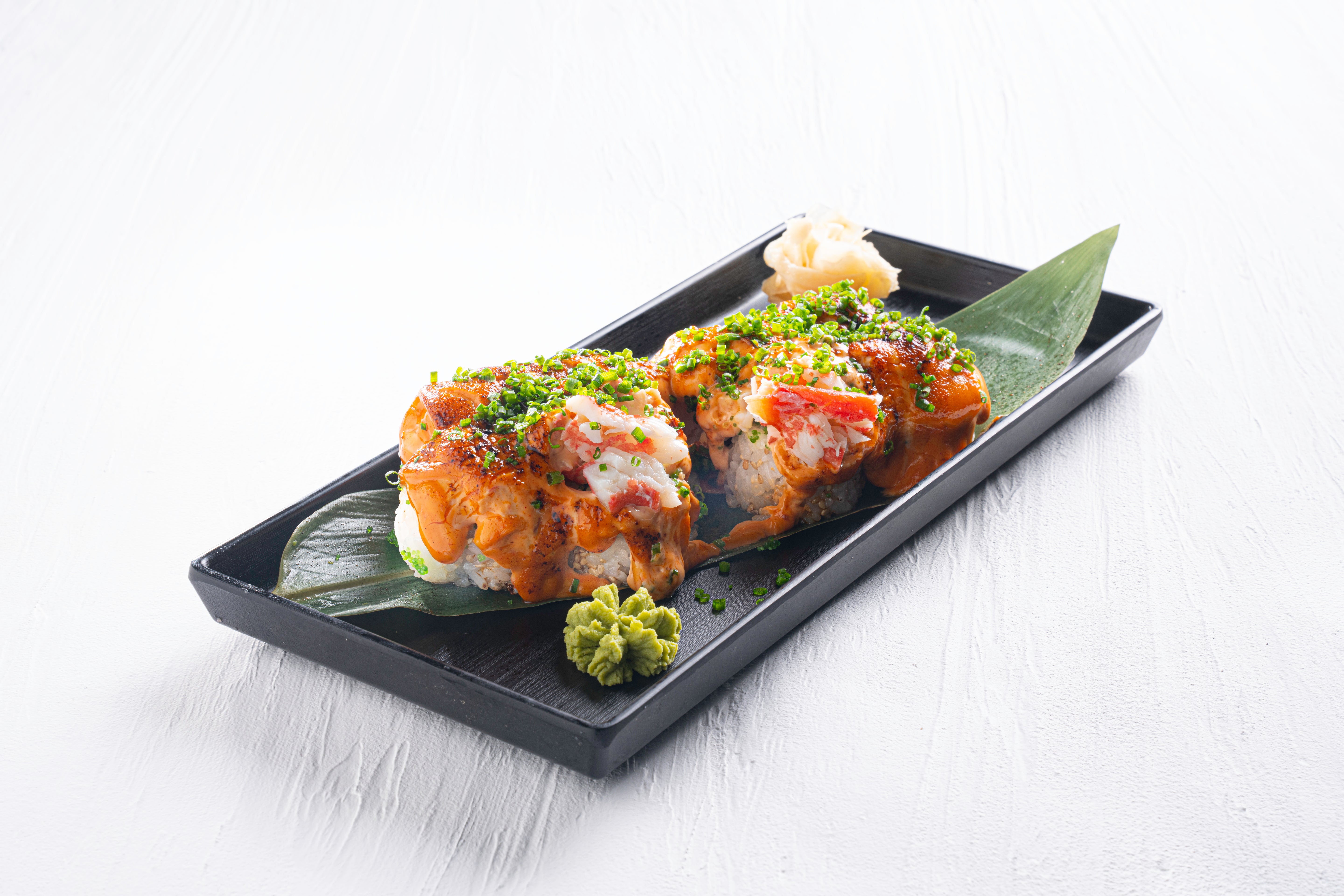 Baked king crab